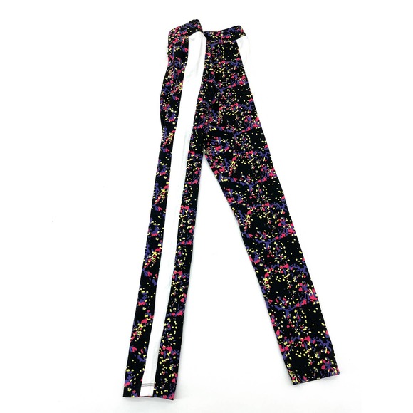 Puma Women's Workout Leggings Black Paint Splash XS NWOT - Picture 4 of 4